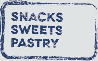 Snacks, Sweets, Pastyrs