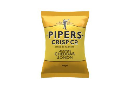 Pipers Crisp Co - Lye Cross Cheddar & Onion Crisps